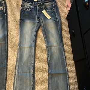 Grace in LA Bootcut bedazzled Cowgirl jeans